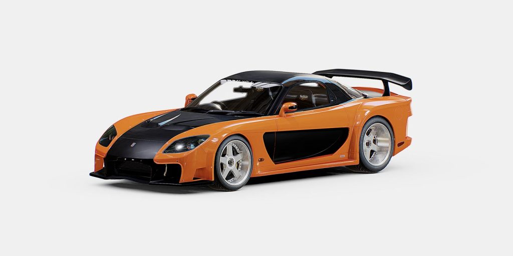 miniature Mazda RX-7 FD fast and furious