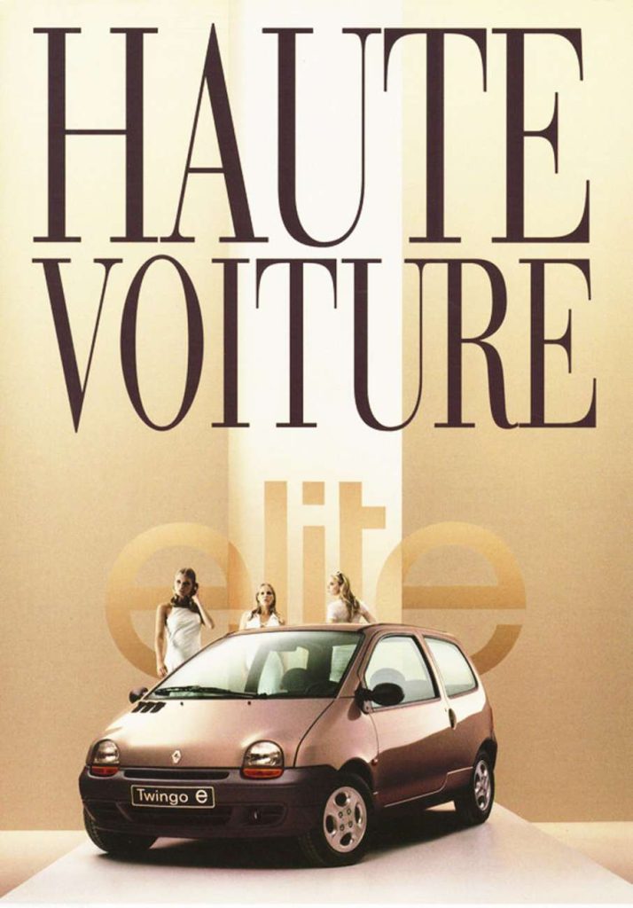 publicité Twingo 1 elite